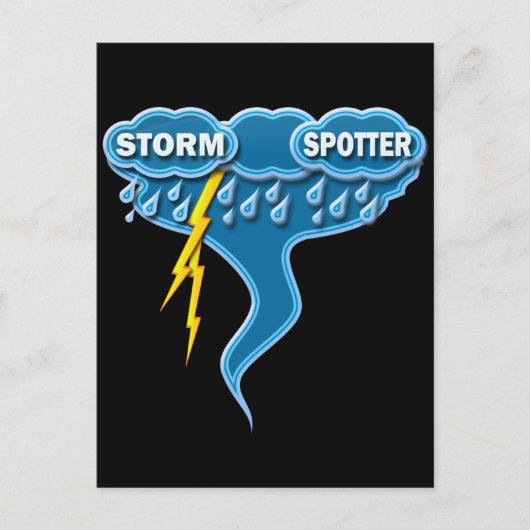 STORM SPOTTER BRIEFKAART (Voorkant)