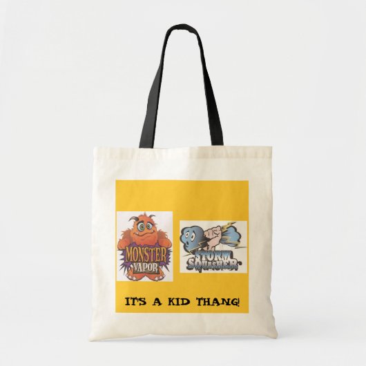 Storm Squasher pic, monsterdamp, het is een KIND T Tote Bag (Voorkant)