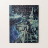Storm Stadsvernietiging Legpuzzel (Verticaal)