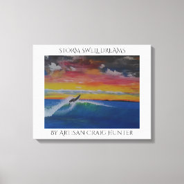 STORM SWELL DREAMS CANVAS AFDRUK