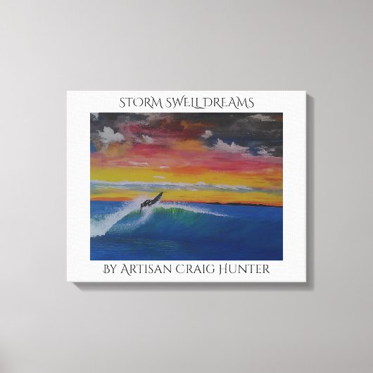 STORM SWELL DREAMS CANVAS AFDRUK (Voorkant)