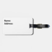 Storm tornado heft hooibalen bagagelabel (Achterkant horizontaal)