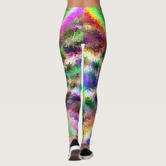 Storm twee verven leggings (Achterkant)
