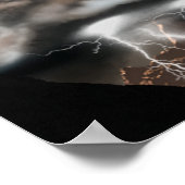 Storm Uitzicht (20x16) Poster (Hoek)