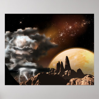 Storm Uitzicht (20x16) Poster