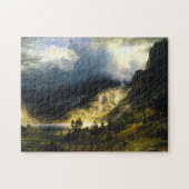 Storm van Bierstadt in het Rocky Mountains Puzzle Legpuzzel (Horizontaal)