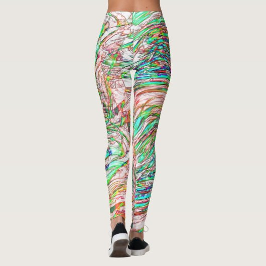Storm van gehakte sporen leggings (Achterkant)