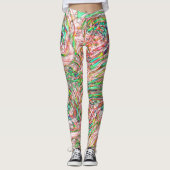 Storm van gehakte sporen leggings (Voorkant)