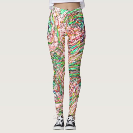 Storm van gehakte sporen leggings (Voorkant)