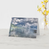 Storm van het Oostenrijkse Meer Kaart (Gele Bloem)