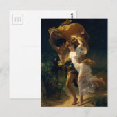 Storm van Pierre Auguste Cot (1880) Briefkaart (Voorkant / Achterkant)