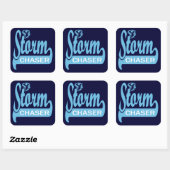 Storm Vierkante Sticker (Vel)