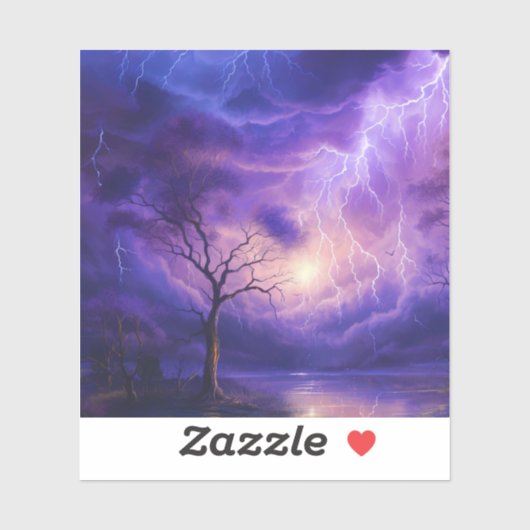 Storm voor aanscherping sticker (Vel)