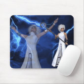 Storm voor bliksem - Fantasy/Anime Mousepad Muismat (Met muis)