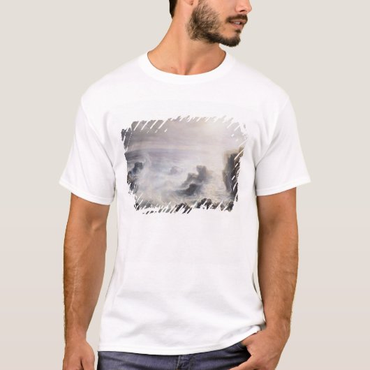 Storm voor de kust van Belle-Ile T-shirt (Voorkant)