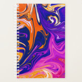 Storm voor kleuren | Beste abstracte schilderij Planner (Voorkant)