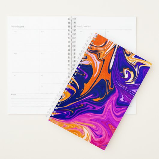 Storm voor kleuren | Beste abstracte schilderij Planner (Display)