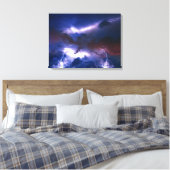 Storm voor kunstverlichting voor de muur van het c canvas afdruk (Insitu (Slaapkamer))