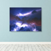 Storm voor kunstverlichting voor de muur van het c canvas afdruk (Insitu (Houten vloer))