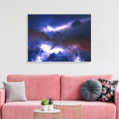 Storm voor kunstverlichting voor de muur van het c canvas afdruk (Insitu (Woonkamer))