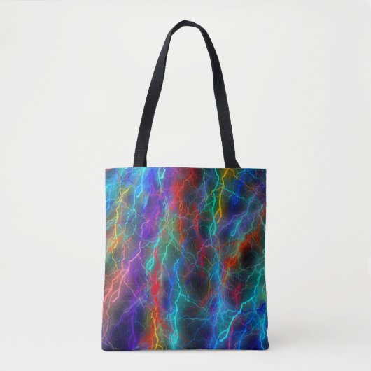 Storm voor regenboogverlichting tote bag (Voorkant)