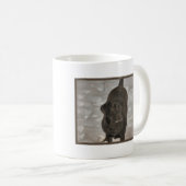 storm voor zwarte labsneeuw koffiemok (Voorkant rechts)