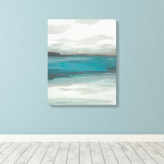 Storm voorzijde canvas afdruk (Insitu (Houten vloer))