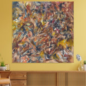 storm, vroegtijdig abstract werk canvas afdruk (Insitu (Woonkamer))