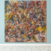 storm, vroegtijdig abstract werk canvas afdruk (Insitu (Houten vloer))