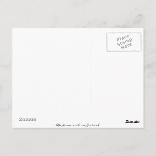 Storm vuurtoren briefkaart (Achterkant)