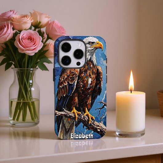 Storm Watch: adelaar op kale tak Case-Mate iPhone Case