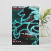 Storm Wolf Blackout Party-uitnodigingen Kaart (Staand voorkant)