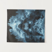 Storm Wolf Geest Wandkleed (Voorkant (horizontaal))