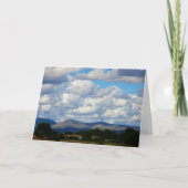 Storm wolken boven het Spaanse gebergte Kaart (Voorkant)