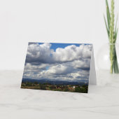 Storm wolken boven het Spaanse gebergte Kaart (Voorkant)