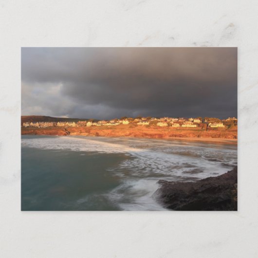 Storm wolken boven pozeath briefkaart (Voorkant)