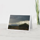 Storm wolken boven Valencia Kaart (Voorkant)