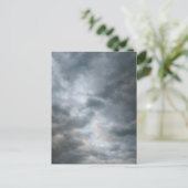 Storm wolken breken briefkaart (Staand voorkant)