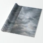 Storm wolken breken cadeaupapier (Uitgerold)