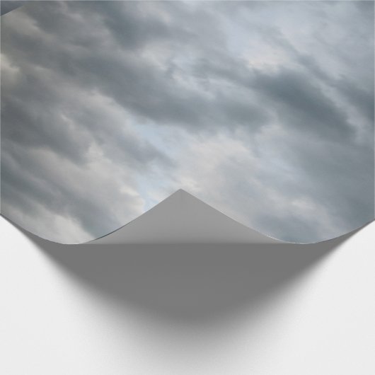 Storm wolken breken cadeaupapier (Hoek)
