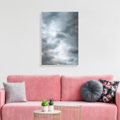 Storm wolken breken canvas afdruk (Insitu (Woonkamer))