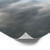 Storm wolken breken poster (Hoek)