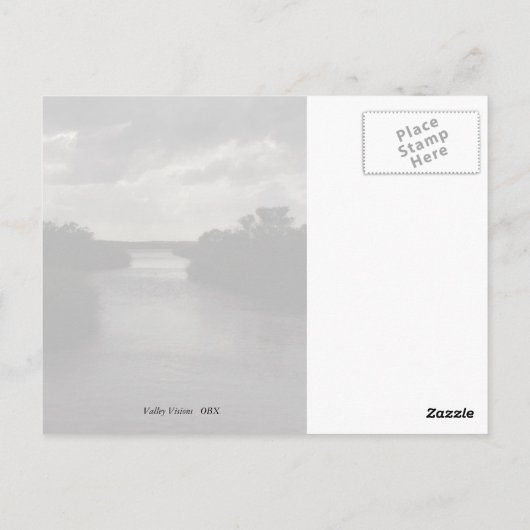 Storm wolken briefkaart (Achterkant)