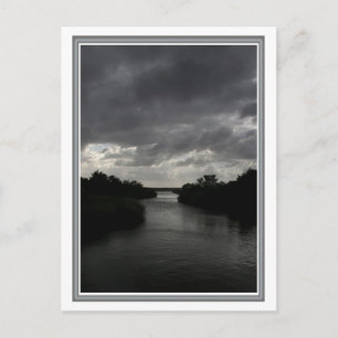 Storm wolken briefkaart