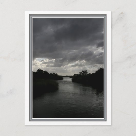 Storm wolken briefkaart (Voorkant)