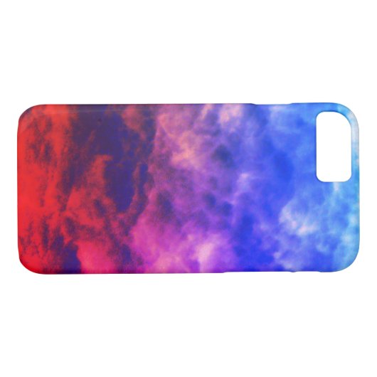 Storm wolken bubbelen blauw Case-Mate iPhone case (Achterkant (Horizontaal))