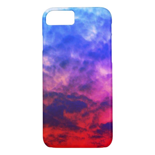 Storm wolken bubbelen blauw Case-Mate iPhone case (Achterkant)