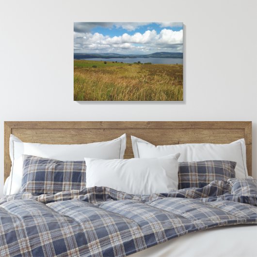 Storm wolken canvas afdruk (Insitu (Slaapkamer))