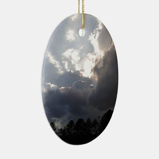 storm wolken die binnenrollen keramisch ornament (Rechts)