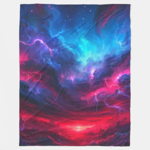 Storm wolken fleece deken